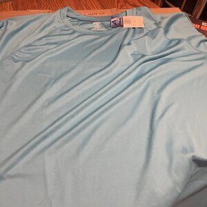 Kanu Surf Rashguard Neon Blue Shirt Mens 5XL UPF 50+
